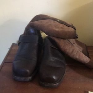 Shearling lined Frye Boots